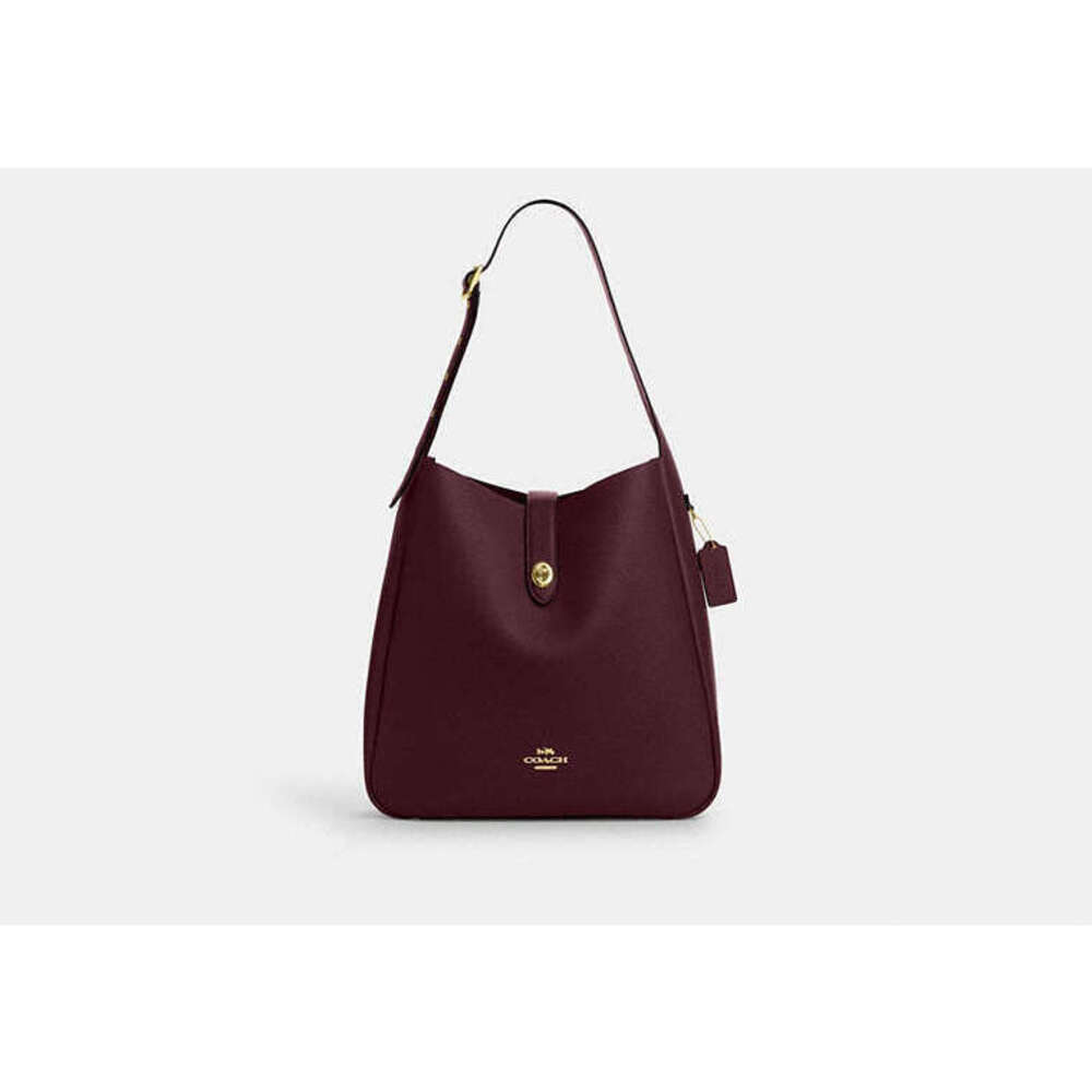Coach Hadley Large Shoulder Bag in dark wine